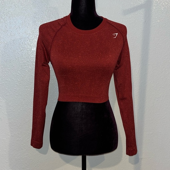 Gymshark Tops - Gymshark Adapt Fleck seamless crop top